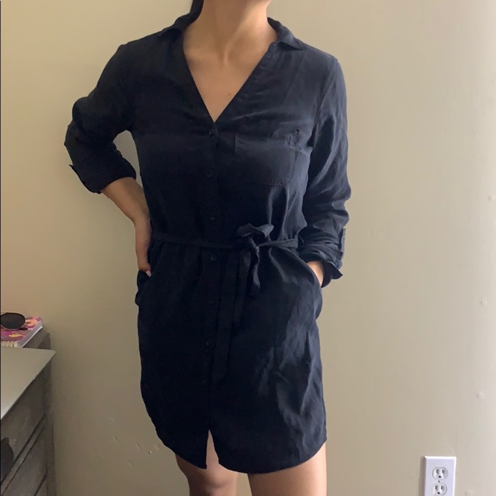 Abercrombie and Fitch button up dress with belt